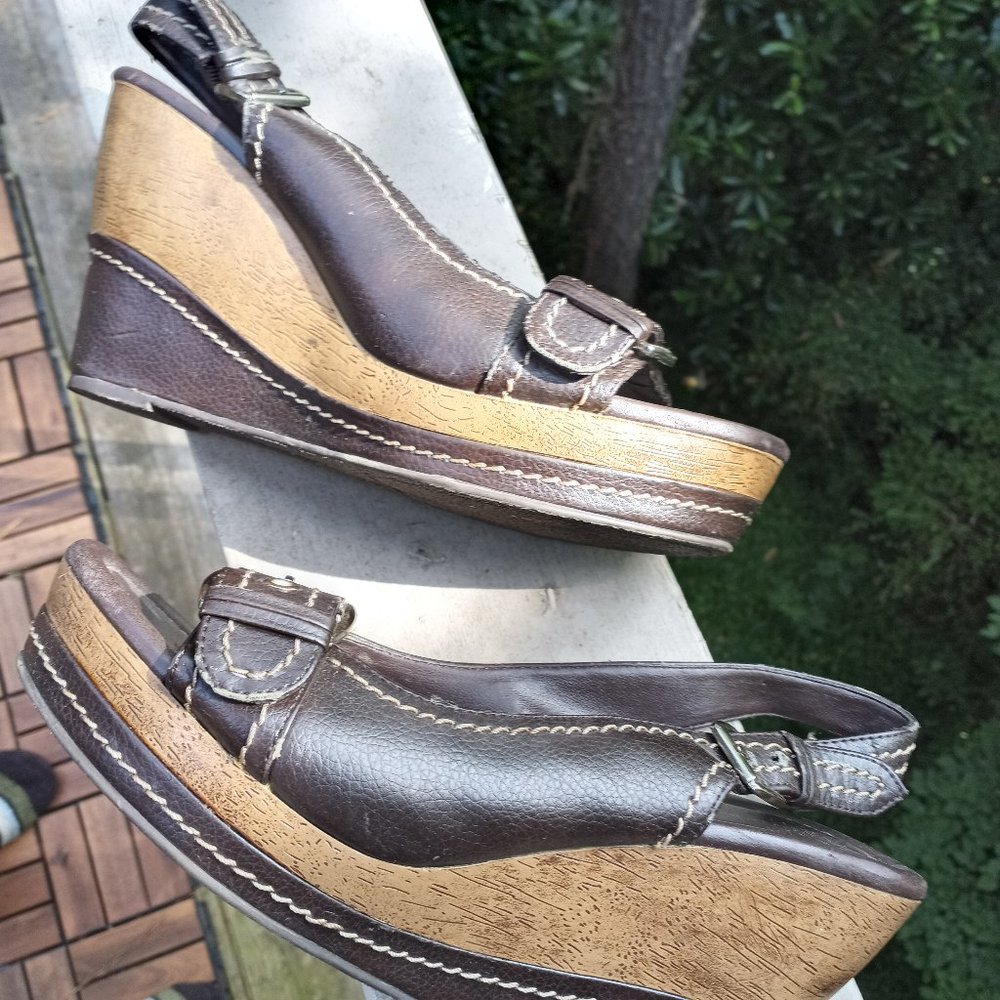 Shoes Wedges Platform Sandals - Picture 4 of 12